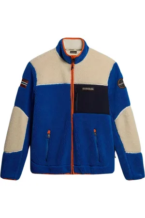Napapijri Homme, Sport, Bleu, Taille: M Veste Polaire Yupik Bleue