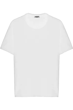 Dondup Homme, Tops, Blanc, Taille: S T-shirt en coton Style