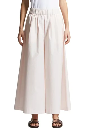 PESERICO SIGN Femme, Pantalons, Rose, Taille: 34 FR Pantalon en toile de coton technique légère