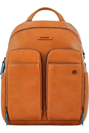 Piquadro Homme, Sacs, , Taille: ONE Size Sac en cuir marron pour ordinateur portable avec plusieurs compartiments