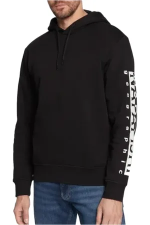 Napapijri Homme, Sweatshirts et sweats à capuche, Noir, Taille: S Sweat à Capuche en Coton Noir Automne Hiver 2023