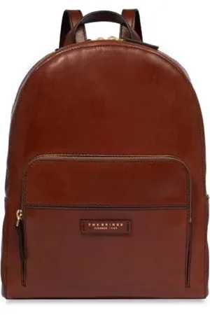 The Bridge Femme, Sacs, Brun, Taille: ONE Size Sac à Dos en Cuir Marron Elettra