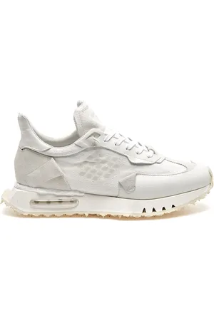 BE POSITIVE Homme, Chaussures, Blanc, Taille: 40 EU Baskets Blanches Style Space Race