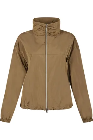 HERNO Femme, Vestes, , Taille: 38 FR Bomber Camel avec Col Ruché