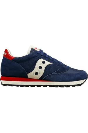 Saucony Homme, Chaussures, Bleu, Taille: 40 1/2 EU Baskets Jazz Original en Daim Bleu