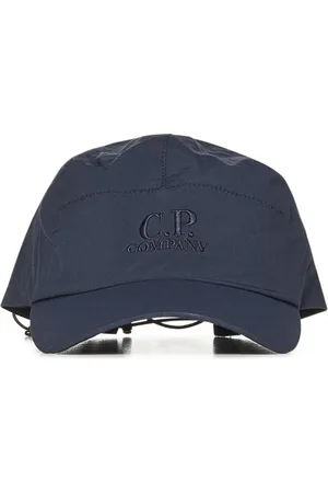 C.P. Company Homme, Accessoires, Bleu, Taille: ONE Size Casquette Bleue avec Logo Brodé Accessoire Élégant
