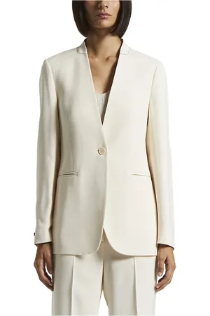 PESERICO SIGN Femme, Vestes, , Taille: 36 FR Blazer croisé en cady de viscose