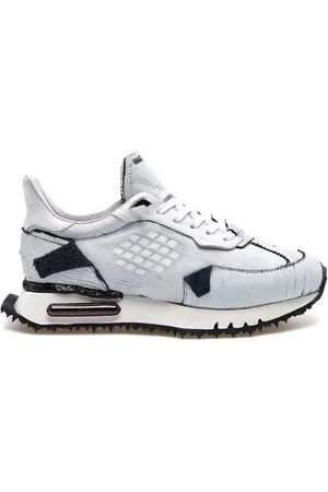 BE POSITIVE Femme, Chaussures, Blanc, Taille: 40 EU Space Race Baskets en Cuir