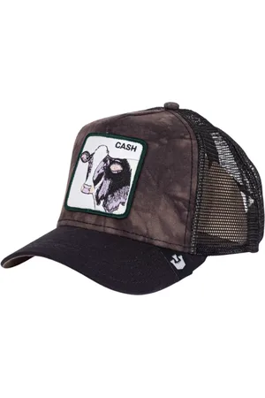 Goorin Bros. Femme, Accessoires, Multicolore, Taille: ONE Size Casquette Trucker Animal Farm Noir Unisexe