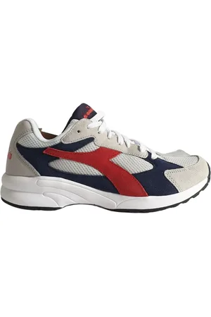 Diadora Homme, Chaussures, Multicolore, Taille: 45 EU Gris Roche/Blanc Baskets D-5000 S