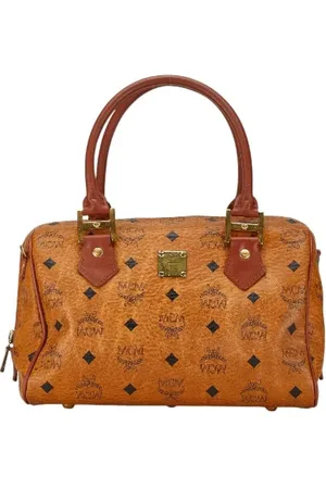 MCM Femme, Pre-owned, Brun, Taille: ONE Size Pre-owned Cuir sacs-main