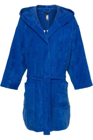Dsquared2 Femme, Vêtements de nuit et de détente, Bleu, Taille: 42 FR Peignoir de Luxe - Array - Grand
