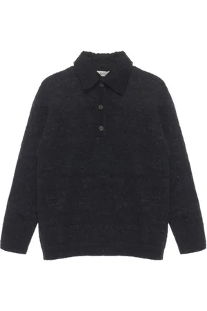 OUR LEGACY Homme, Pulls, Gris, Taille: L Veste Piquet Chocolat Alpaga Aéré