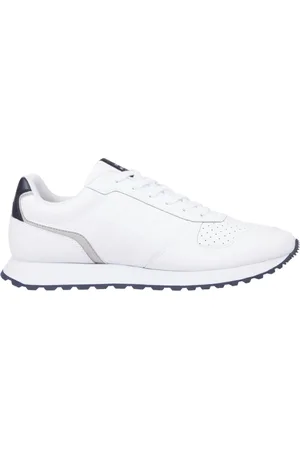 Tommy Hilfiger Homme, Chaussures, Blanc, Taille: 46 EU Baskets Blanches pour Homme