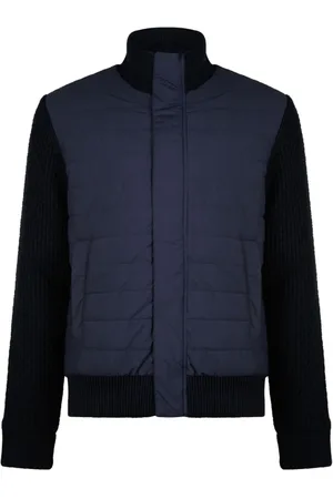 HERNO Homme, Vestes, Bleu, Taille: XL Veste matelassée bleu marine avec inserts