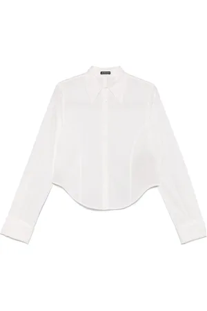 ANN DEMEULEMEESTER Femme, Blouses et Chemises, Blanc, Taille: 38 FR Chemise Blanche à Poignets Français