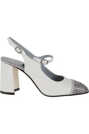 Carel Femme, Chaussures, , Taille: 39 EU Escarpins Blancs avec un Design d