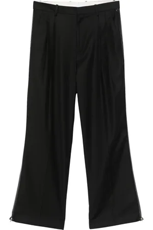 Helmut Lang Homme, Pantalons, Noir, Taille: W30 Pantalon Noir à Double Plis