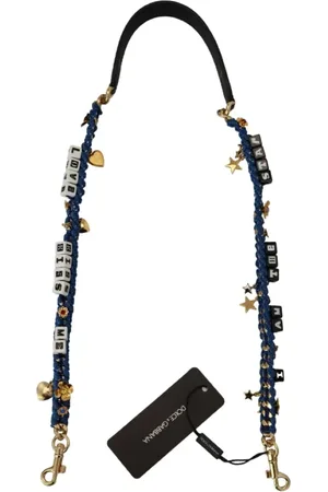 Dolce & Gabbana Femme, Pre-owned, Bleu, Taille: ONE Size Pre-owned Cuir accessoires-de-bureau
