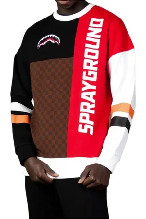 Sprayground Homme, Sweatshirts et sweats à capuche, Multicolore, Taille: L Pull Coloré Déclaration de Style Hivernal