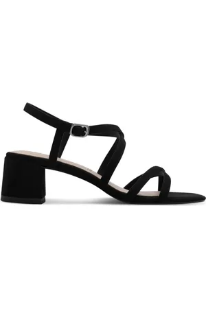 Tamaris Femme, Chaussures, Noir, Taille: 37 EU Talon Sandale Plate Noire