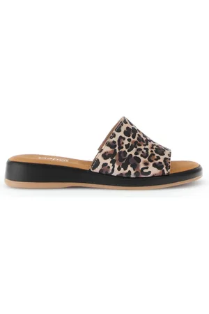 Gabor Femme, Chaussures, Multicolore, Taille: 39 EU Mules beiges en cuir