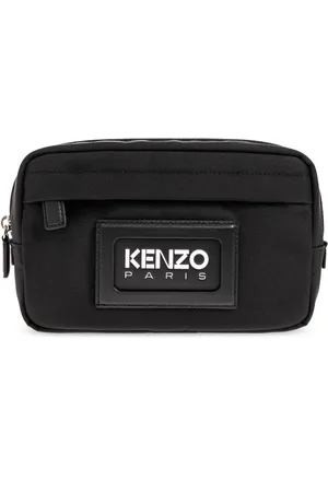 Kenzo Homme, Sacs, Noir, Taille: ONE Size Sac banane avec logo