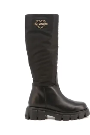Moschino Femme, Chaussures, Noir, Taille: 37 EU Bottes d`hiver élégantes