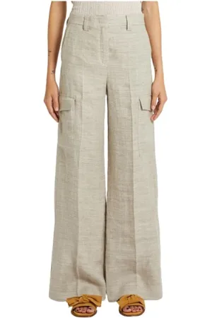 MARELLA Femme, Pantalons, , Taille: 36 FR Pantalon en lin style Array