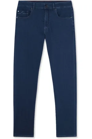 Paul & Shark Homme, Jeans, Bleu, Taille: XL Jean en Denim Stretch en Coton Giza