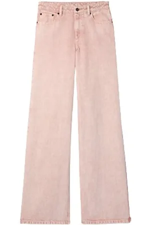 Michael Kors Femme, Jeans, Rose, Taille: 40 FR Jean large rose