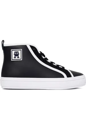 Tommy Hilfiger Femme, Chaussures, Noir, Taille: 40 EU Baskets montantes noires