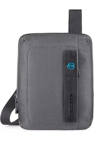 Piquadro Homme, Sacs, Gris, Taille: ONE Size Sac bandoulière organisé gris pour homme
