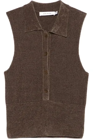 AYA MUSE Femme, Tops, Brun, Taille: 36 FR Haut Brisa au Chocolat