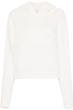 Palm Angels Femme, Sweatshirts et sweats à capuche, Blanc, Taille: 38 FR Collection de Pulls Élégants