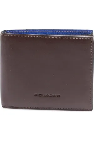 Piquadro Homme, Accessoires, Brun, Taille: ONE Size Portefeuille en cuir marron et porte-documents