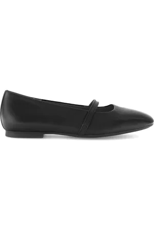 Gabor Femme, Chaussures, Noir, Taille: 40 EU Ballerines noires en cuir lisse