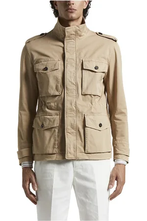 PESERICO SIGN Homme, Vestes, , Taille: XS Veste de champ en gabardine de coton confortable