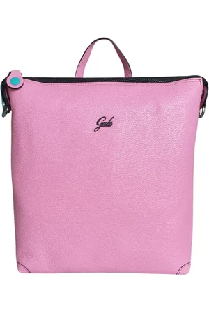 Gabs Femme, Sacs, Rose, Taille: ONE Size Sac à Dos en Cuir Rose avec Fermeture Éclair Turquoise