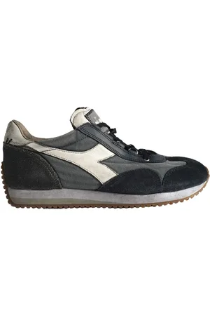 Diadora Homme, Chaussures, Gris, Taille: 46 EU Baskets Vintage Bleu Modèle Heritage