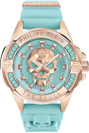 Philipp Plein Femme, Accessoires, Bleu, Taille: ONE Size Montre pour Femme The $kull 41Mm Tiffany