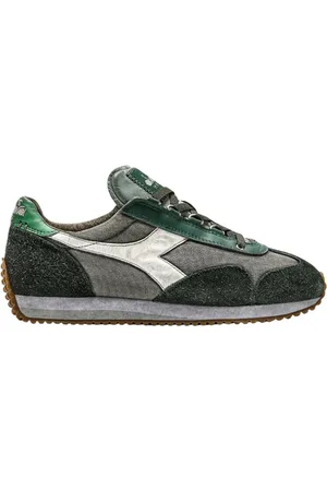 Diadora Homme, Chaussures, Vert, Taille: 43 EU Stone Wash Baskets Heritage Gender Neutral