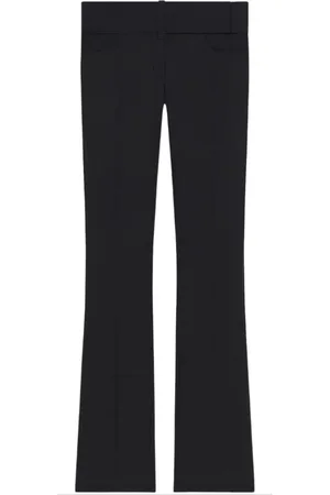 Courrèges Femme, Pantalons, Noir, Taille: 38 FR Pantalon Bootcut Noir avec Poches