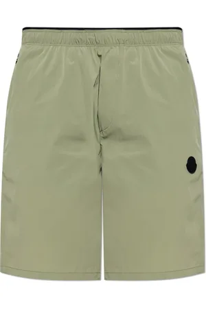 Moncler Homme, Shorts, Vert, Taille: 2XL Shorts avec écusson logo