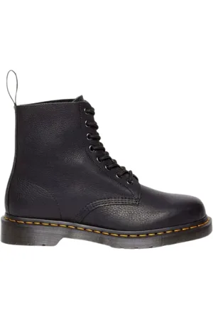 Dr. Martens Homme, Chaussures, Noir, Taille: 42 EU Bottes en Cuir Ambassador Noir 8 Œillets