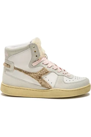 Diadora Femme, Chaussures, Multicolore, Taille: 36 EU Premium Stone Wash Blanc Naturel Femme