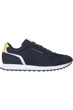 Tommy Hilfiger Homme, Chaussures, Bleu, Taille: 44 EU Baskets Bleues pour Homme