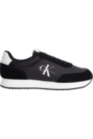 Calvin Klein Homme, Chaussures, Noir, Taille: 41 EU Chaussures Retro Runner Noires