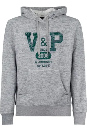 Golden Goose Homme, Sweatshirts et sweats à capuche, Gris, Taille: M Sweat à capuche gris avec effet usé