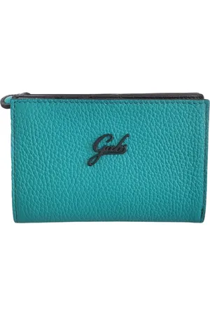 Gabs Femme, Accessoires, Bleu, Taille: ONE Size Portefeuille Vert avec Fermeture Éclair et Plusieurs Compartiments